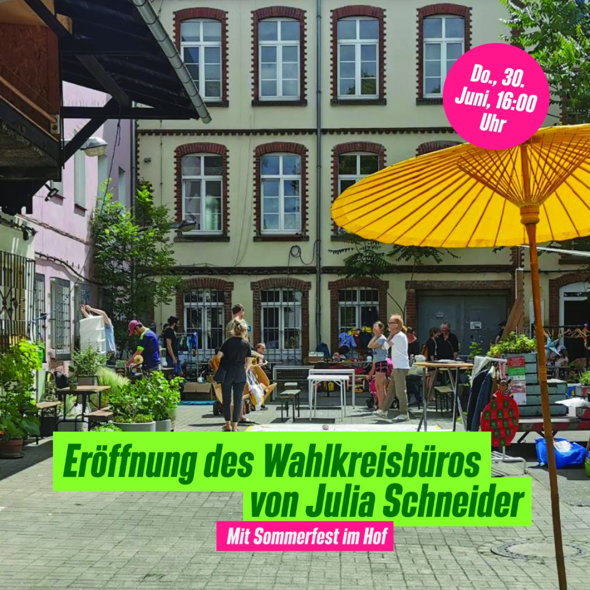 Büroeröffnung mit Sommerfest