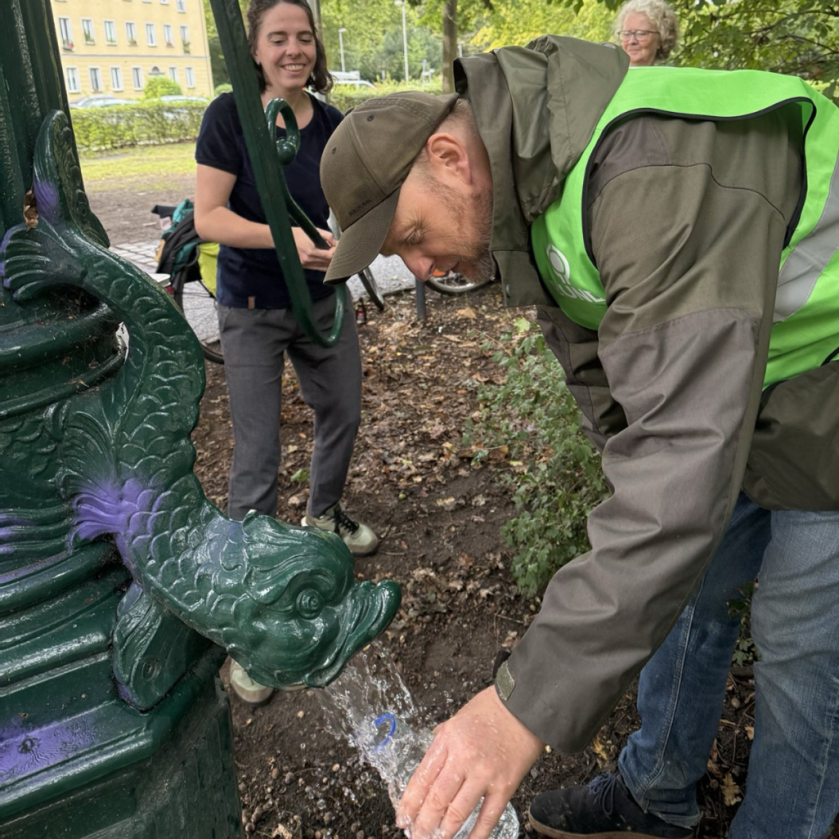 BUND Brunnenwasser-Check am Schlosspark Pankow