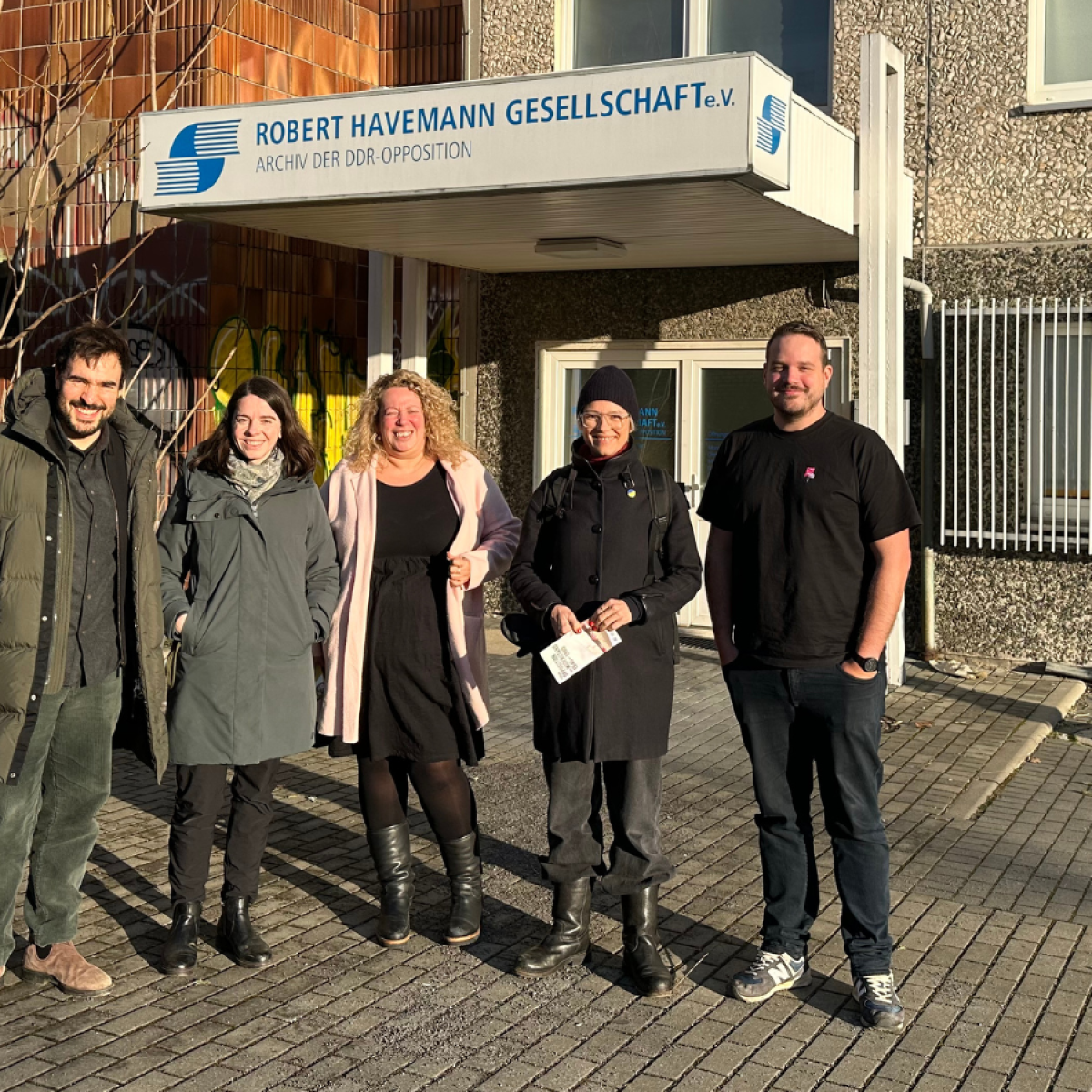 Treffen mit Frank Ebert, Berliner Beauftragter zur Aufarbeitung der SED-Diktatur, und der Robert Havemann Gesellschaft