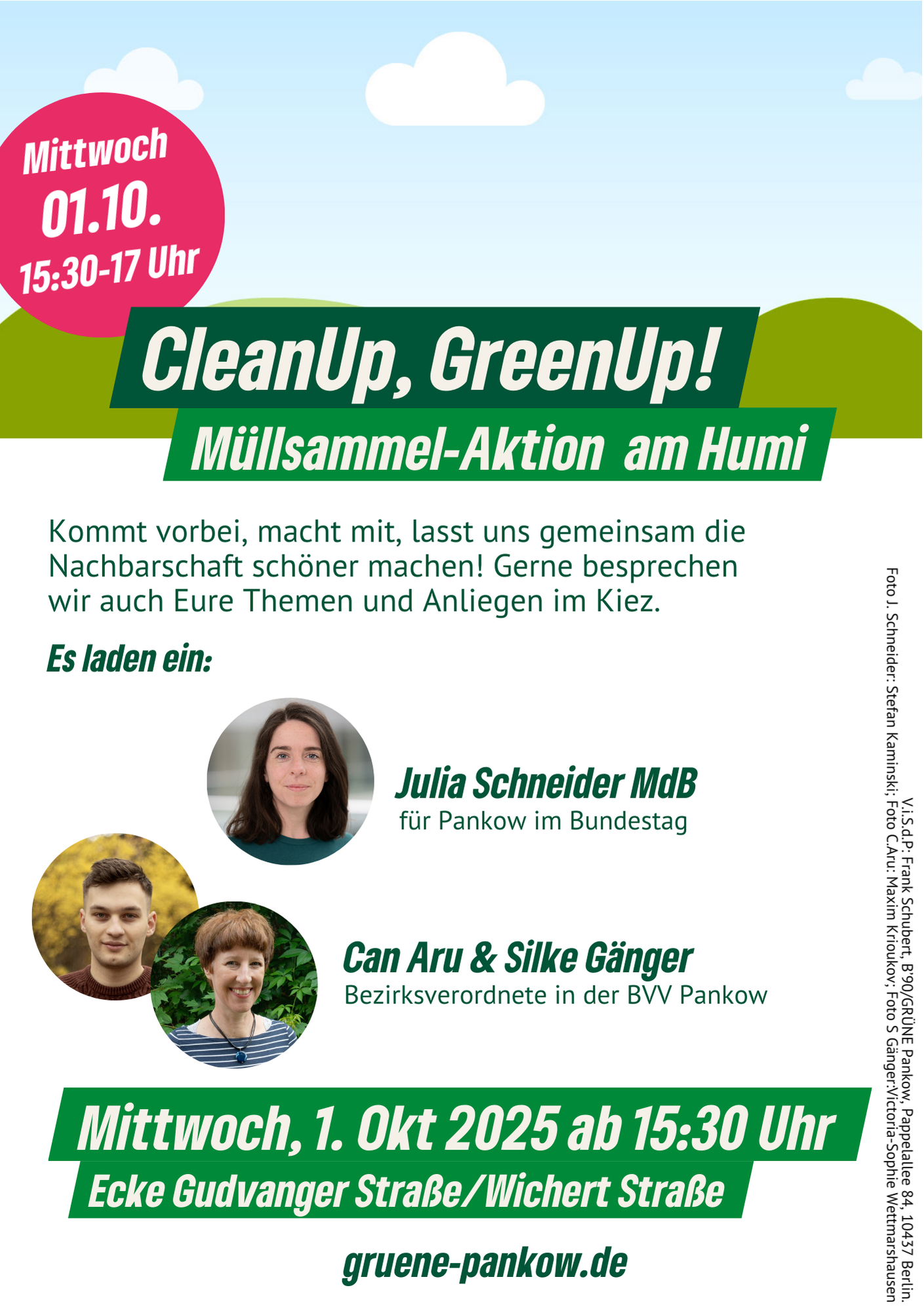 Clean Up, Green Up! am Humannplatz