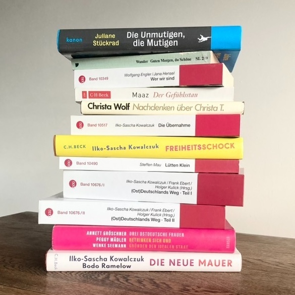 Eröffnung meiner Ostbibliothek im Kiezbüro bei Kaffee und Kuchen