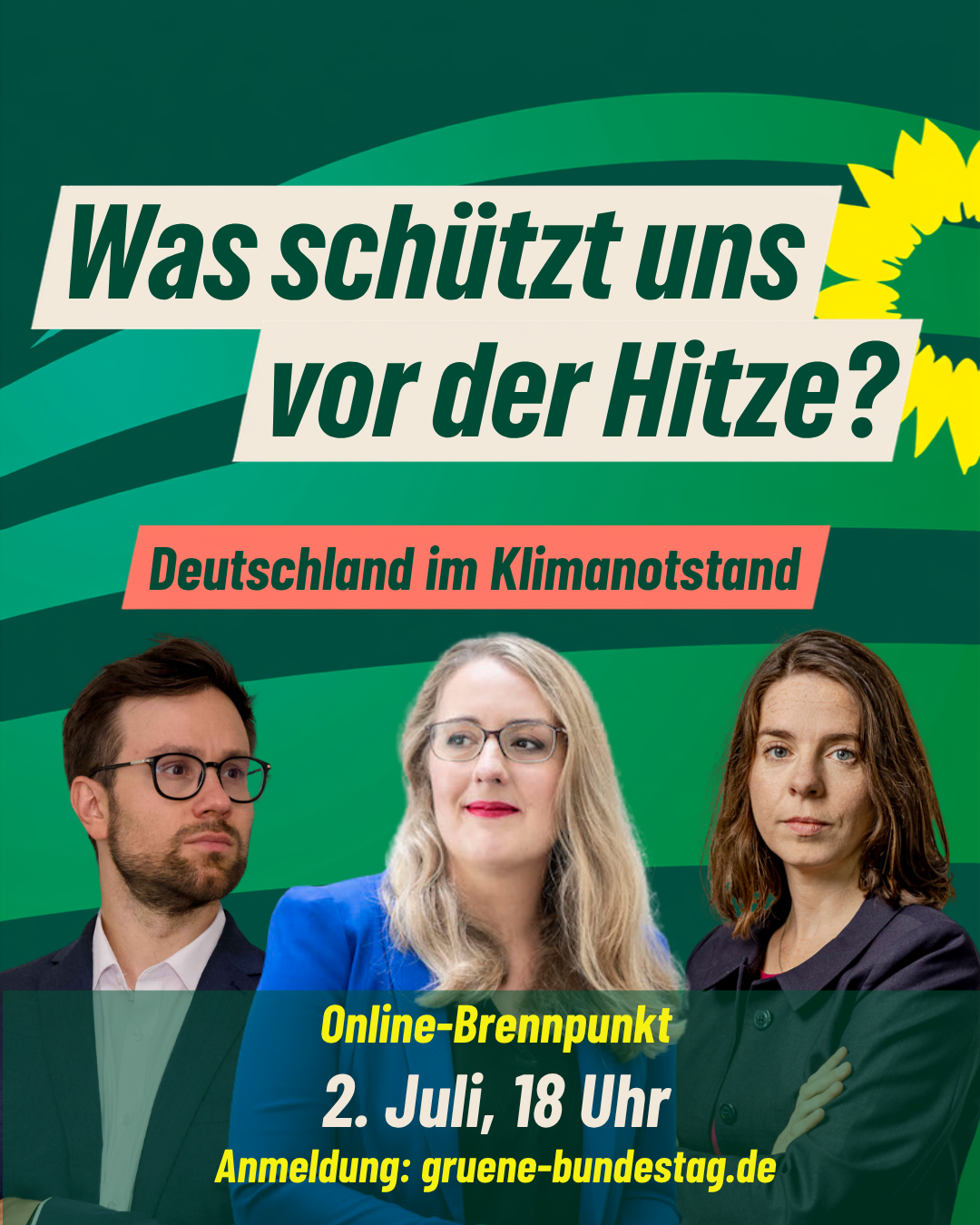 Online-Brennpunkt: Was sch&uuml;tzt uns vor der Hitze? Deutschland im Klimanotstand