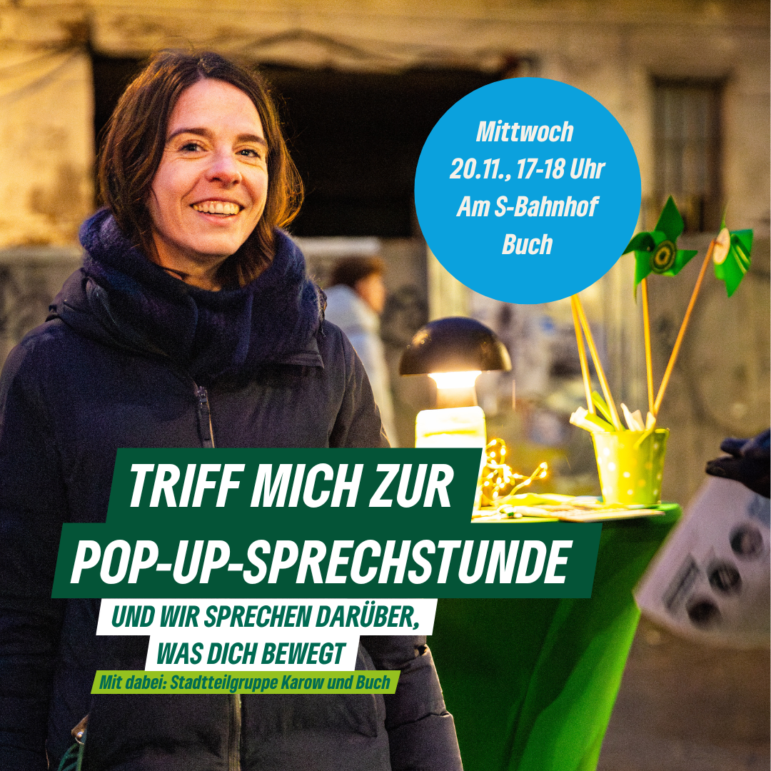 Pop-Up Sprechstunde in Buch