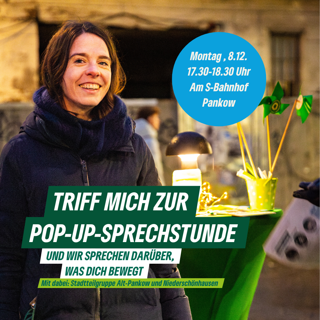 Pop-Up Sprechstunde in Pankow
