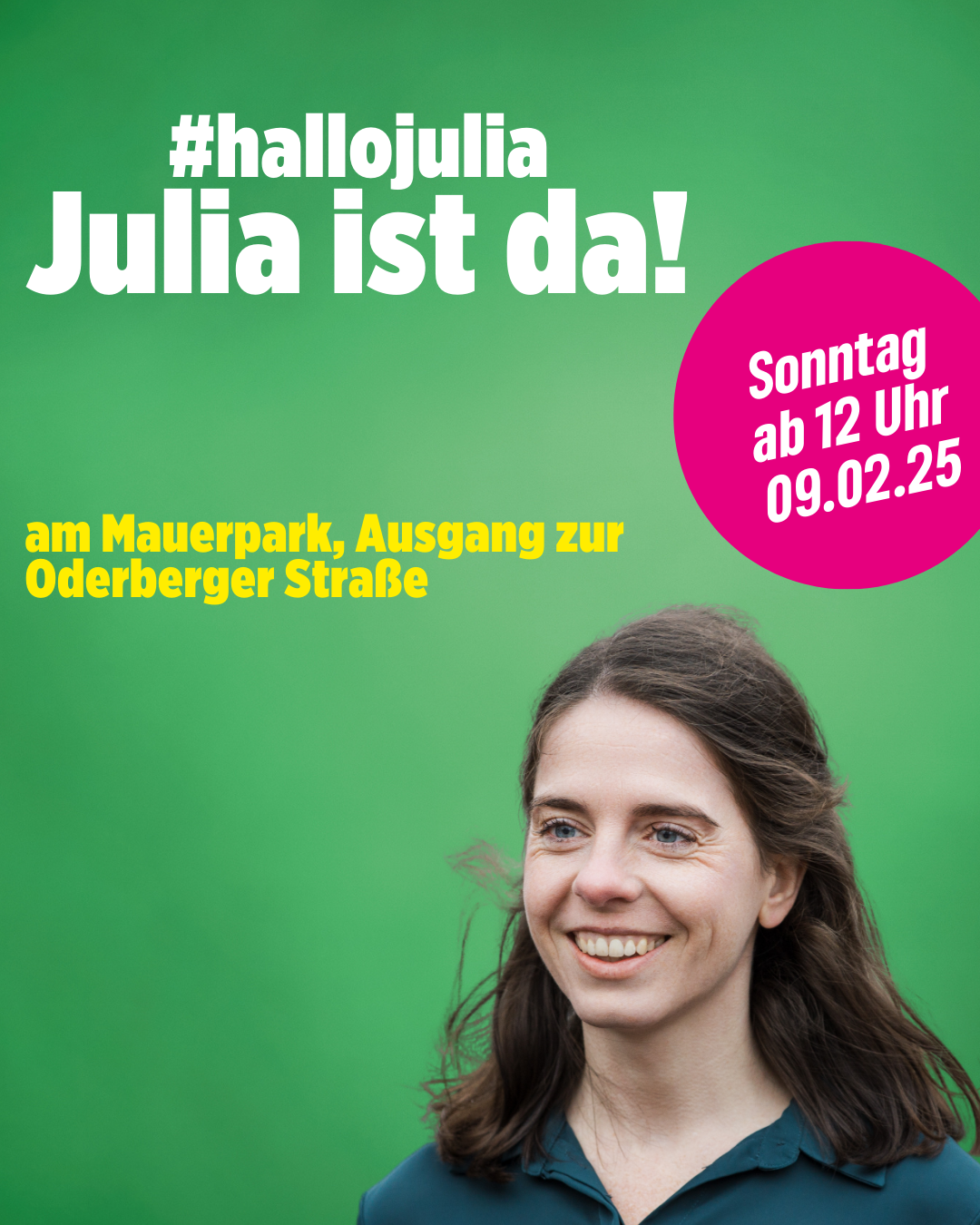 Triff Julia Schneider: Mauerpark, Oderberger Stra&szlig;e