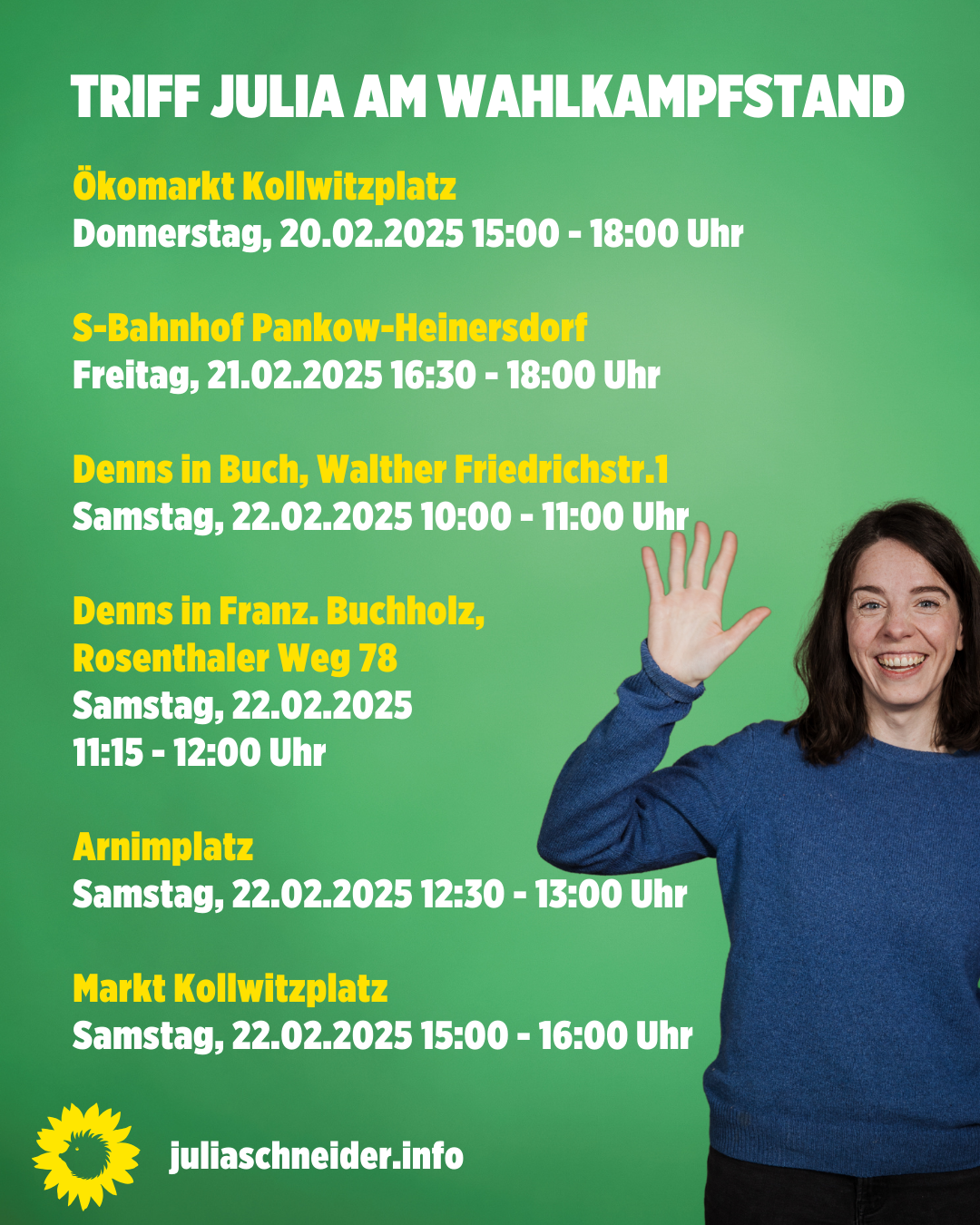 Triff mich am Ökomarkt Kollwitzplatz
