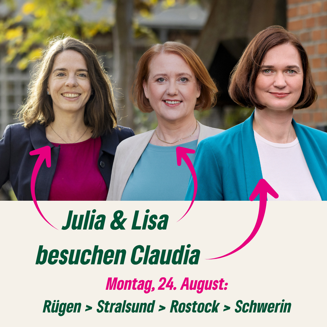 Wahlkampftour in Mecklenburg Vorpommern